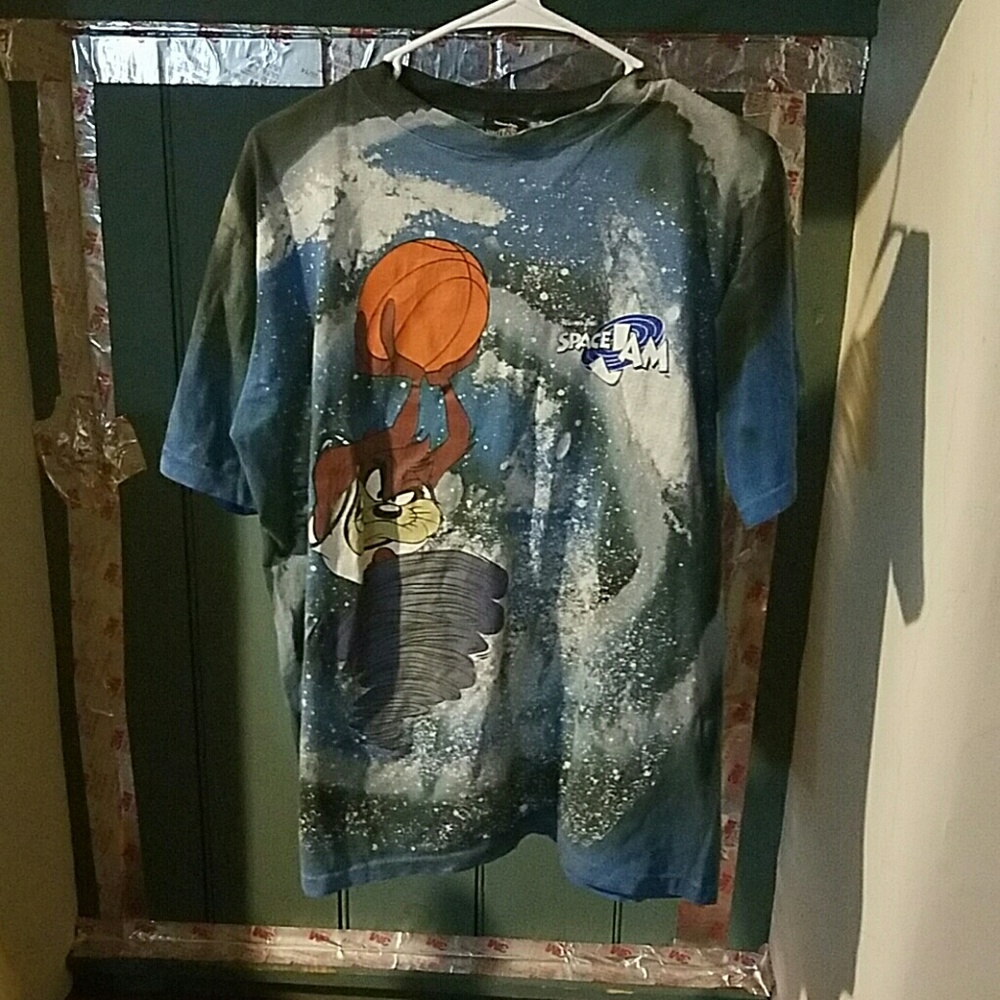 Vintage Tie Dye Space Jam Tee